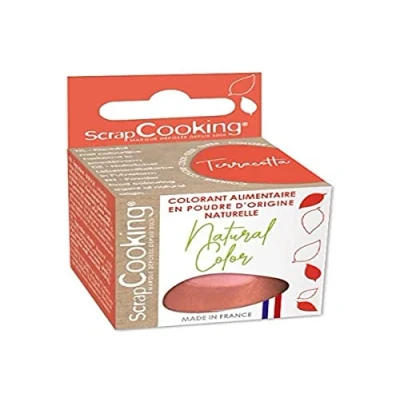 Afbeelding van ScrapCooking Natuurlijk Kleurstofpoeder Terracotta 10g