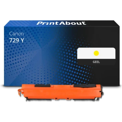 Afbeelding van Huismerk Canon 729 Y Toner Geel