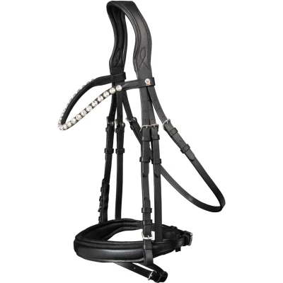 Afbeelding van Waldhausen Trenshoofdstel X Line Beauty Eng. Combi Zwart Cob