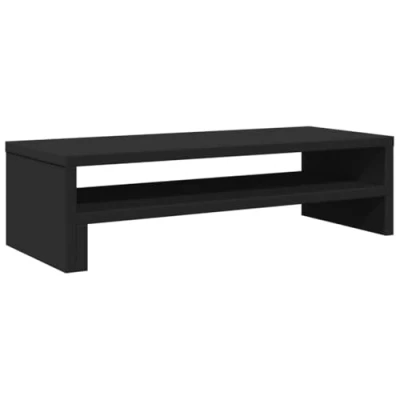 Afbeelding van vidaXL Monitorstandaard 54x22x15 cm bewerkt hout zwart