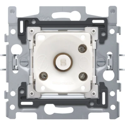 Afbeelding van Niko, drukknop 6 A met amberkleurige led E10 lampvoet