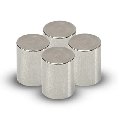 Afbeelding van MAUL neodymium cylinder magneet Ø16x20mm 9kg blister 4 voor glas , whitebord magneten