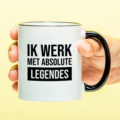 Afbeelding van Mok Ik werk met absolute legendes