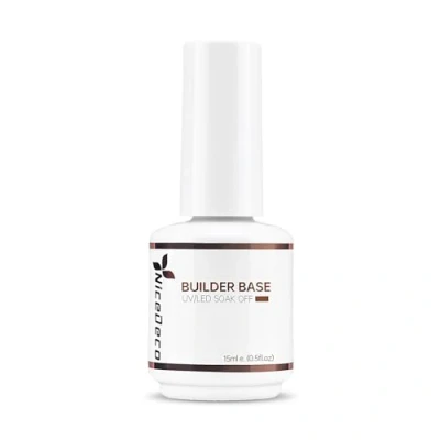 Afbeelding van Nicedeco 8 in 1 Builder Base Gel semi permanent, uv /led nagellak, sterke en duurzame nagels, capsules extensions, nail art, 15 ml