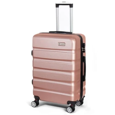 Afbeelding van Todeco ABS+PC Trolley koffers, Rozengoud.