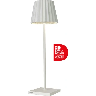 Afbeelding van Sompex Troll 2.0 LED tafellamp accu binnen / buiten wit