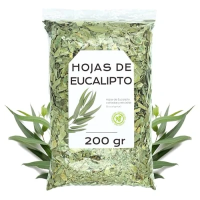 Image de Infusion d&#039;Eucalyptus 200g Feuilles Infusions en Vrac Riches Minéraux et Nutriments Propriétés Naturelles (200 gr)