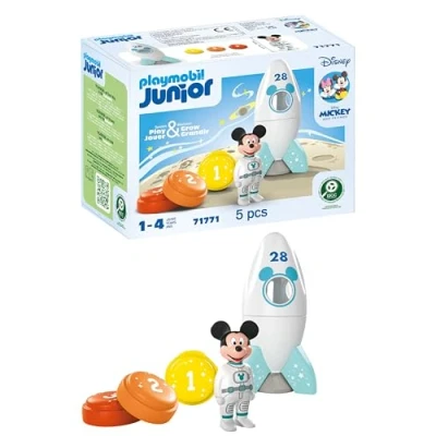 Image de Playmobil Junior &amp; Disney 71771 Mickey avec sa fusée