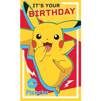 Afbeelding van Danilo Promotions LTD Pokémon verjaardagskaart, verjaardagskaart voor iedereen, officiële kaart