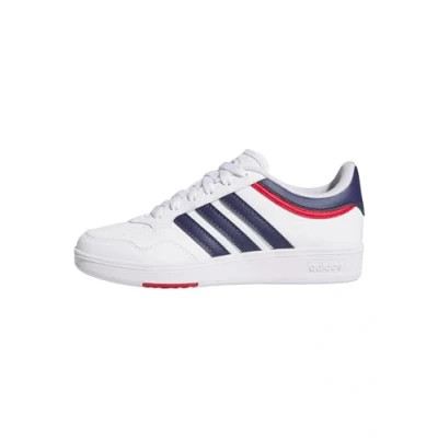 Afbeelding van adidas HOOPS 4.0 SHOES schoenen, uniseks, kinderen, Ftwr Wit/Donker Blauw/Team Power Rood 2