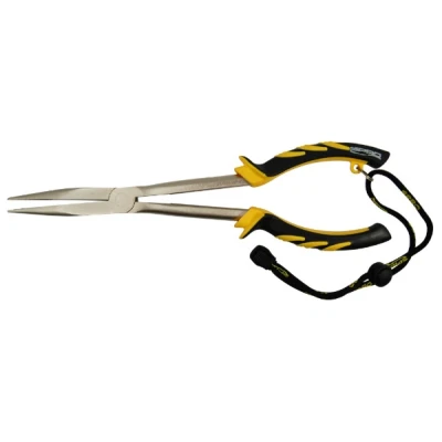 Image de Spro Extra Long Nose Pliers Black Coated 28cm