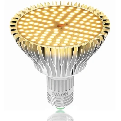 Afbeelding van QIANYAN Ledlampen voor kamerplanten, warm wit, zonlicht, 80 W, volledig spectrum, 120 led tuinlampen