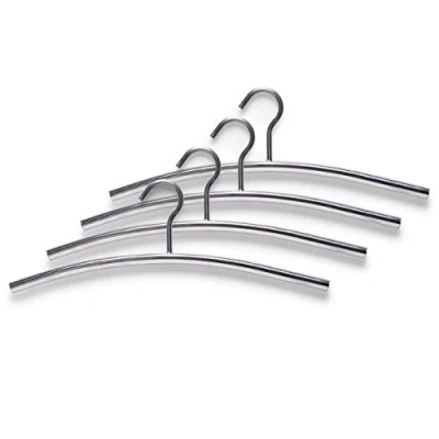 Afbeelding van Zeller Kledinghanger RVS 44 cm jassen hanger / kapstok