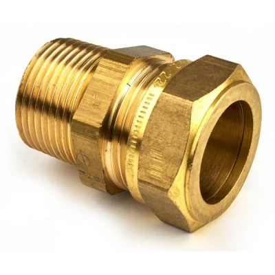 Afbeelding van Kuterlite knelkoppeling 3/4&quot; buitendraad x Ø22 puntstuk. Artikelnr: 089309.0