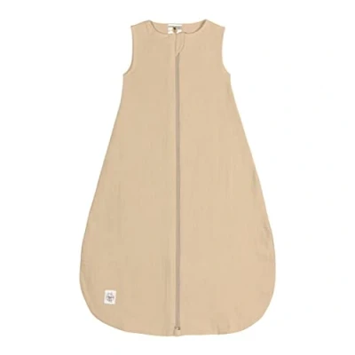 Afbeelding van LÄSSIG Babyslaapzak voor de zomer, mouwloos, mosslaapzak, katoen, GOTS gecertificeerd, unisex/Muslin Sleeping Bag natuur, maat 74/80 7 12 maanden