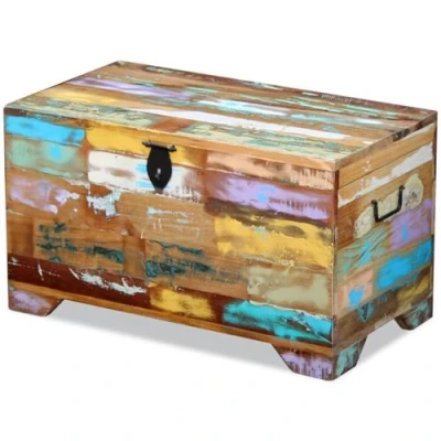 Image de vidaXL Coffre de rangement Bois récupération massif243277