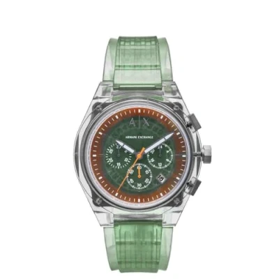 Afbeelding van Armani Exchange heren Horloge AX4165 in de kleur Transparant