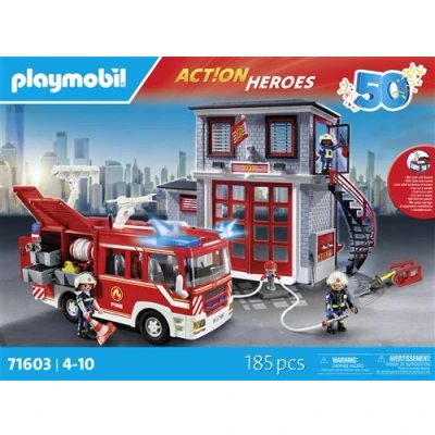 Image de Playmobil Action Heroes 71603 Megaset de pompiers
