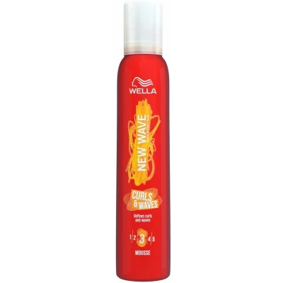 Afbeelding van 6x Wella New Wave Haarmousse Curls and Waves 200 ml