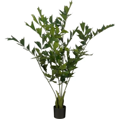 Afbeelding van Mica Decorations Vissenstaart Palm Kunstplant in Pot H150 x Ø100 cm Groen