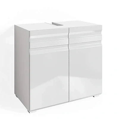 Afbeelding van Vicco Wastafelonderkast Freddy, Wit/Wit, 60 x cm