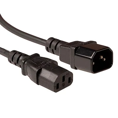 Afbeelding van ACT AK5217 Voedingskabel C13 C14 Zwart 5 meter