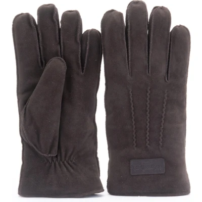 Afbeelding van Warmbat Goat Heren Handschoenen Choco Maat S
