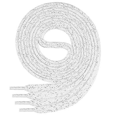 Afbeelding van Di Ficchiano Scheurvaste platte veters, 5 mm breed, van fijn katoen/gewaxt, schoenveters voor sportschoenen, leren schoenen, UVM sneakers, lengte 70 140 cm