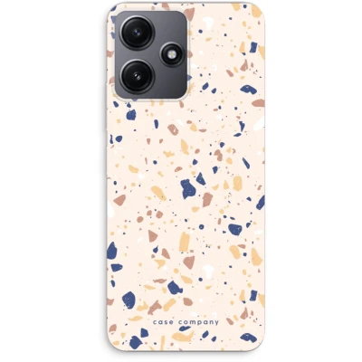 Afbeelding van Case Company® hoesje geschikt voor Xiaomi Redmi 12 Terrazzo N23 Soft Cover Telefoonhoesje Bescherming aan alle Kanten en Schermrand