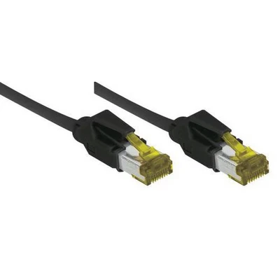 Afbeelding van Netwerksnoer RJ45 op Kabel CAT 7 S/FTP LSOH SNG zwart 1 m