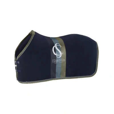 Image de Eskadron Couvertures Anti Transpiration Classic Sports Fleece Stripe Shetty MarinVendu par Agradi