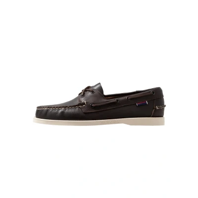 Afbeelding van Sebago Docksides Portland Bootschoenen, Heren, Maat: 40, Dark brown Leer
