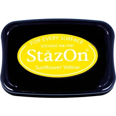 Afbeelding van Tsukineko StazOn Sunflower Yellow Solvent Ink Pad