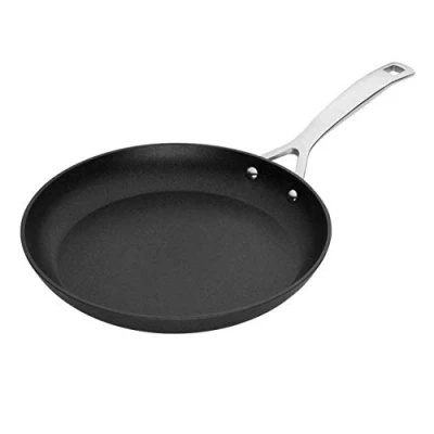 Image de Le Creuset Poêle Anti Adhérente en Aluminium Forgé, 22 cm, Anthracite/Argenté,51112220010002