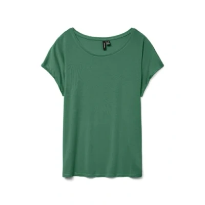 Image de VERO MODA VMAVA Plain SS Top GA JRS Noos T shirt pour femme, bosphorus, taille S, Bosphorus., S