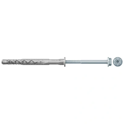 Afbeelding van Fischer 10x60 mm constructieplug SXRL FUS zeskantkop schroef 50 stuks