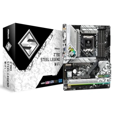 Afbeelding van ASRock Z790 Steel Legend WiFi Moederbord Socket Intel 1700 Vormfactor ATX chipset Intel®