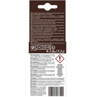 Afbeelding van Melitta Perfect Clean Reinigingstabletten 4 Tabletten a 1.8 g