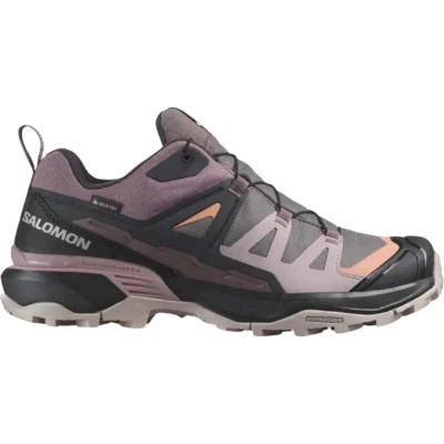 Afbeelding van Salomon X Ultra 360 GTX Outdoorschoenen, Dames, Maat: 40 2/3, Plum kitten/phantom/cork Textiel/ synthetisch