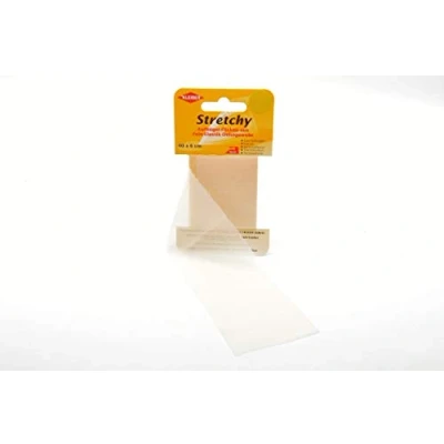 Afbeelding van Kleiber + Co.GmbH Stretchy strijkbare patch, 100% polyester, 40 x 6 0,05 cm, crèmekleurig