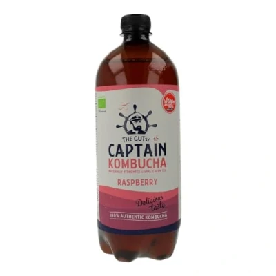 Image de Captain Kombucha Raspberry, Thé à Bulle 1000 ml