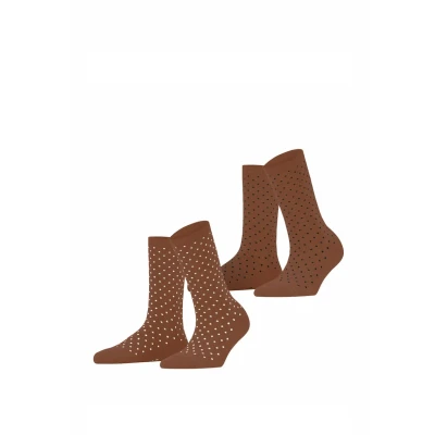 Afbeelding van Esprit 2PACK Sokken, Dames, Maat: 39 42, Rosewood