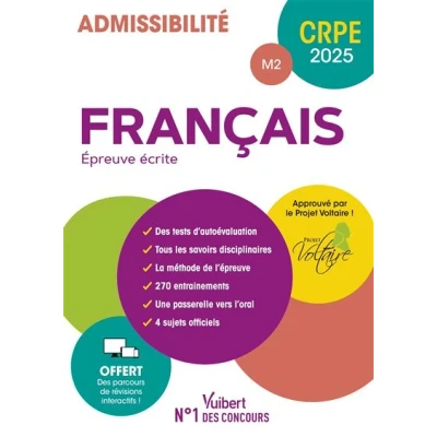 Image de CRPE 2025 Français Epreuve écrite (M2)