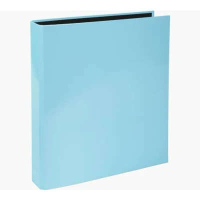 Image de Exacompta réf. 54568E 1 Classeur rigide Aquarel 2 anneaux en D Diamètre 25 mm Dos de 4 cm Dimensions extérieures : 31,5 x 27 Format à classer A4 Coloris bleu pastel