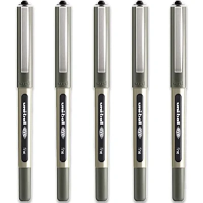 Afbeelding van Uniball Eye Fine UB 157 balpen, 5 stuks, 0,7 mm punt, zwart