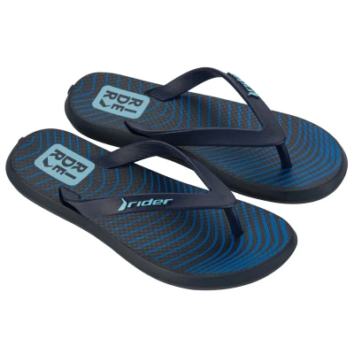 Afbeelding van R1 Style Kids Slippers Junior Black Blue 990 33 Zwart