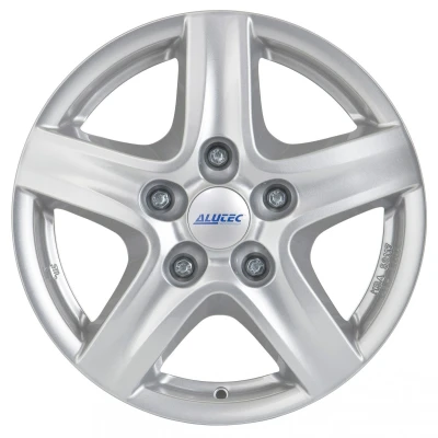 Afbeelding van ALUTEC 5 gat 16duim 118mm lichtmetalen Velg Grip Transporter polar zilver GRT6666P41 0
