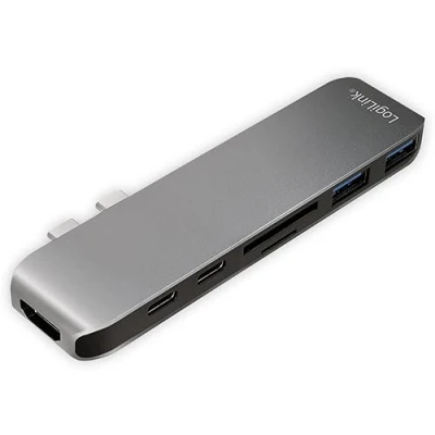Afbeelding van LogiLink UA0302 USB C dockingstation Geschikt voor merk: Apple