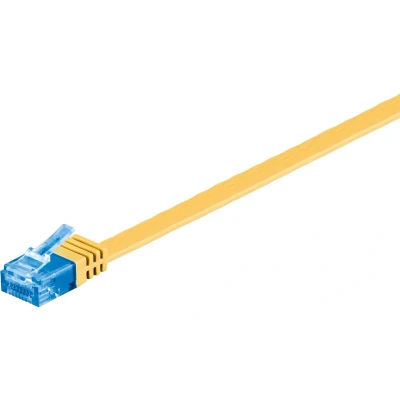 Afbeelding van Wentronic CAT6A Netwerkkabel RJ45 Geel 0.5 m