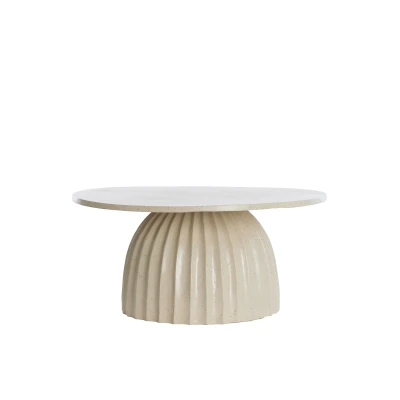 Afbeelding van Light &amp; Living Bijzettafel VEGLIA Ø70x33.5cm Bruin